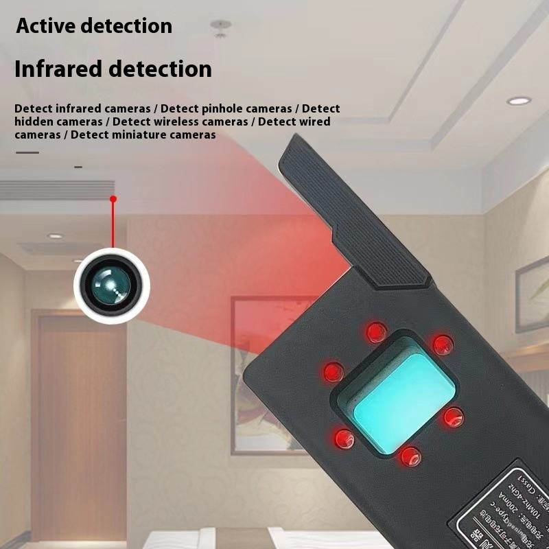 DS618 Signal Detector Anti-Candid Camera Hidden GPS Detector Infrared Scanner Signal Detecting for Personal Alarms Generation