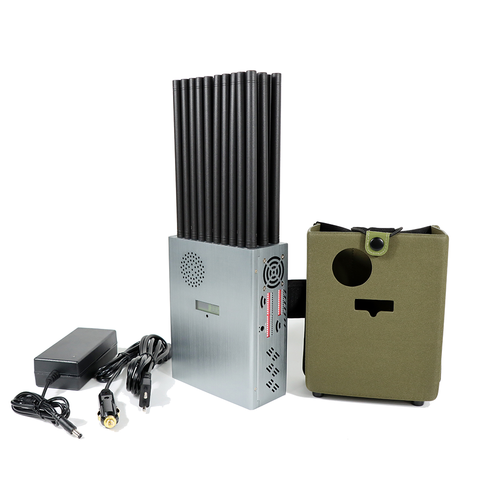 Handheld 32-Band Signal Jammer 30 Antennas for Complete Blocking of WiFi 7e GPS 5g Cellular