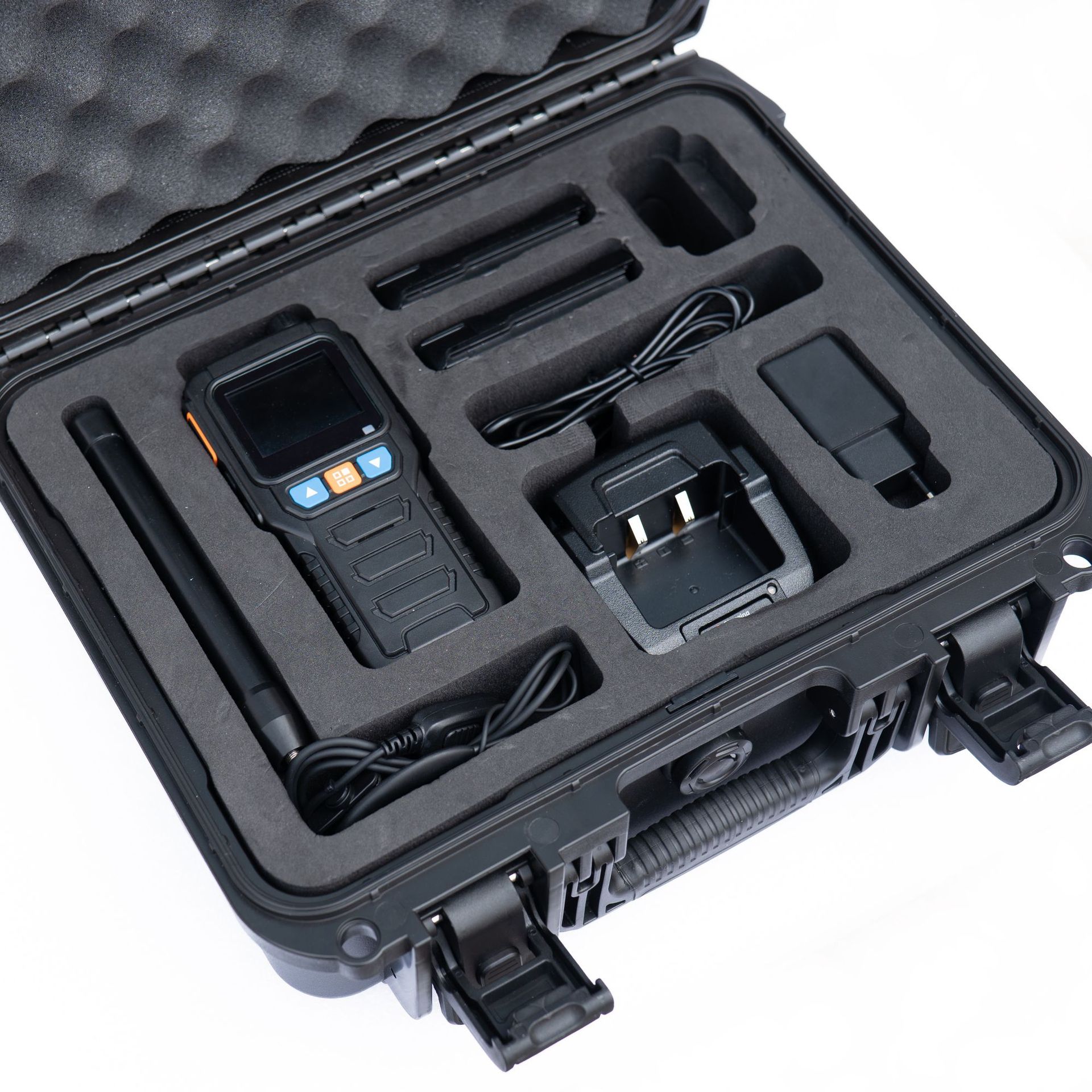 Handheld and Wristband Drone Detector with Remote Control Frequency Data Team Transmission