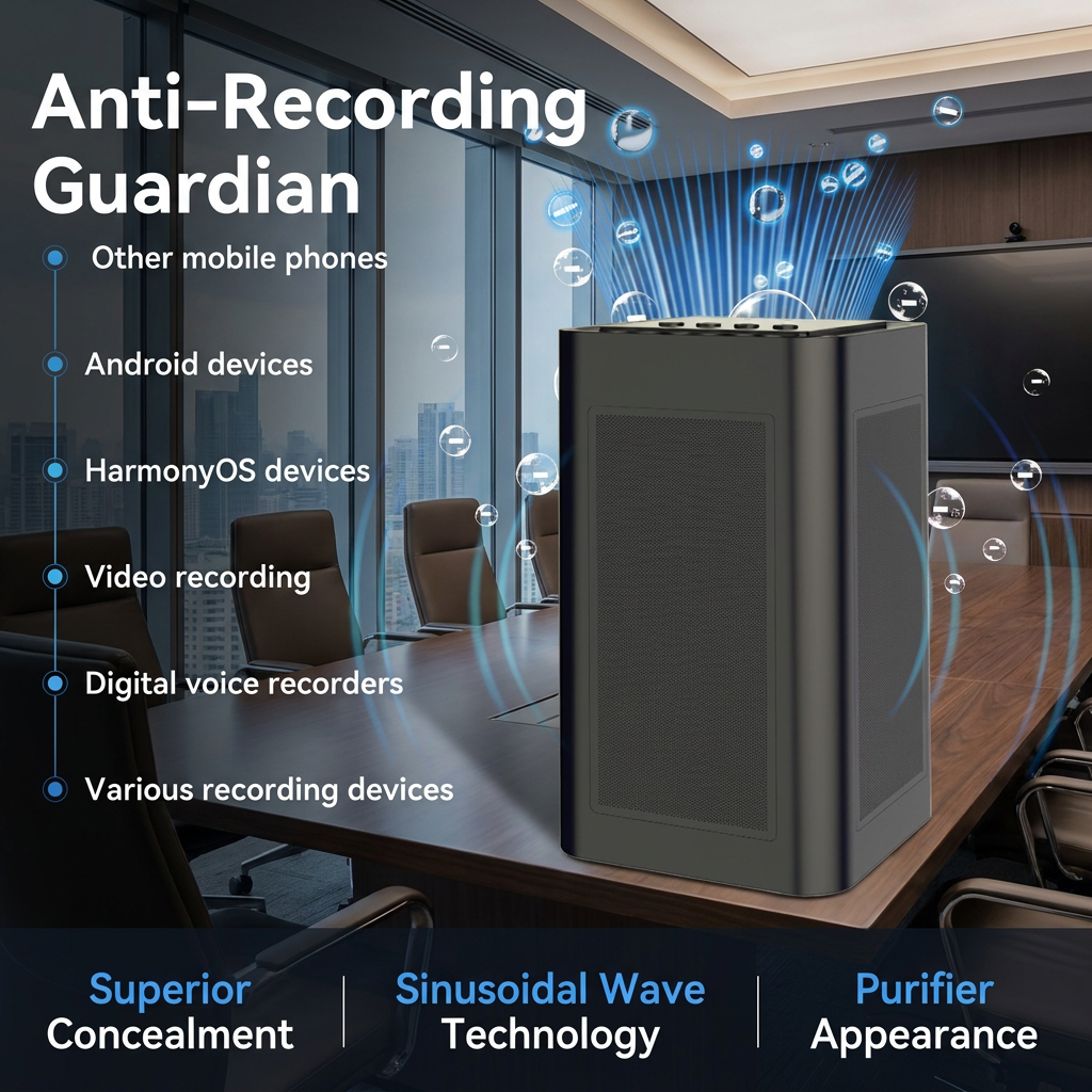 360 Degree F28 Anti-recording Audio Recording Voice Jammer White Noise to Prevent Eavesdropping Wide Range Anti Voice Recorder